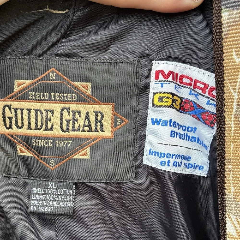 Guide Gear Pants Mens XL Camo G3 Micro Tekk Waterproof Hunting Overpants‎